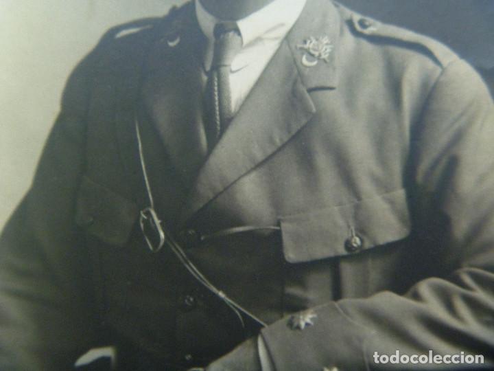 Militaria: GUERRA DE AFRICA : FOTO DE TENIENTE CORONEL DE INFANTERIA DEL EJERCITO DE AFRICA , MEDIAS LUNA