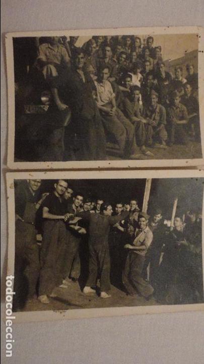 Militaria: DOS FOTOGRAFIAS.GRUPO DE MILITARES.1941