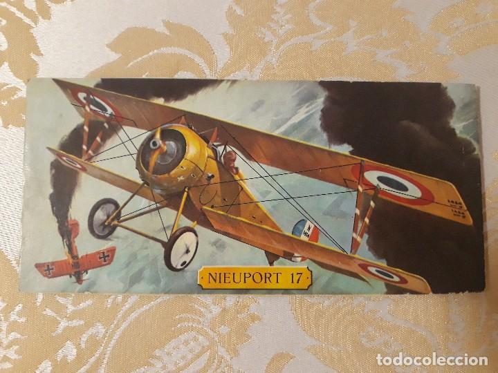 Military Antiques: Avion nieuport 17 lamina carton antig&uacute;o