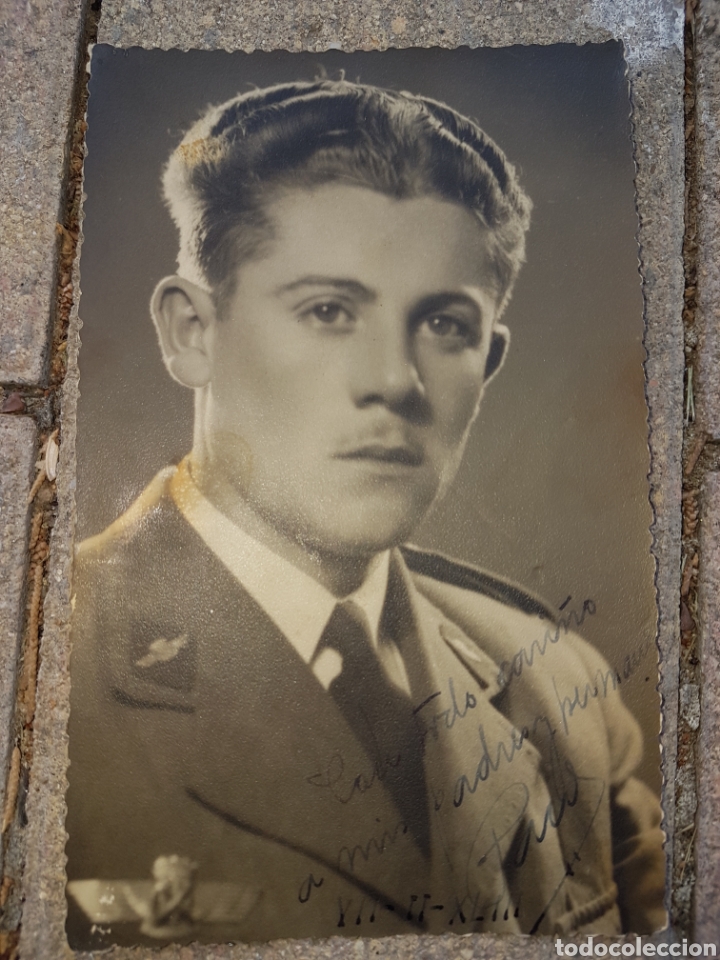 Militaria: Fotografia postal piloto aviacion franquista 1943 rokiski