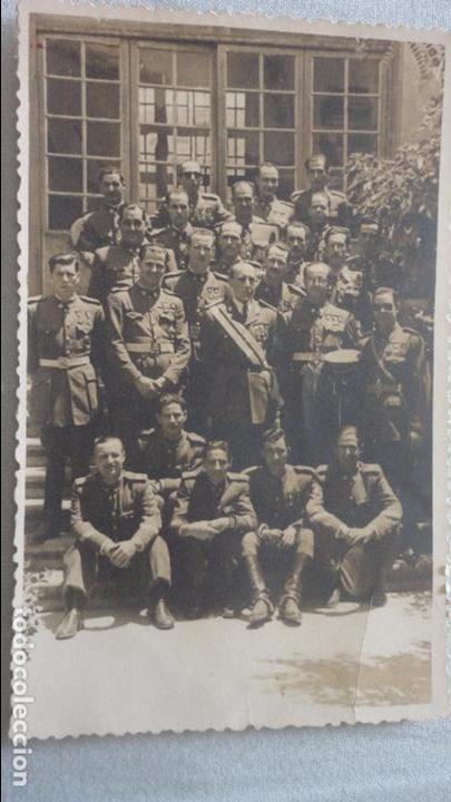 Militaria: ANTIGUA FOTOGRAFIA.GRUPO DE MILITARES CONDECORADOS.A&Ntilde;OS 40,50?