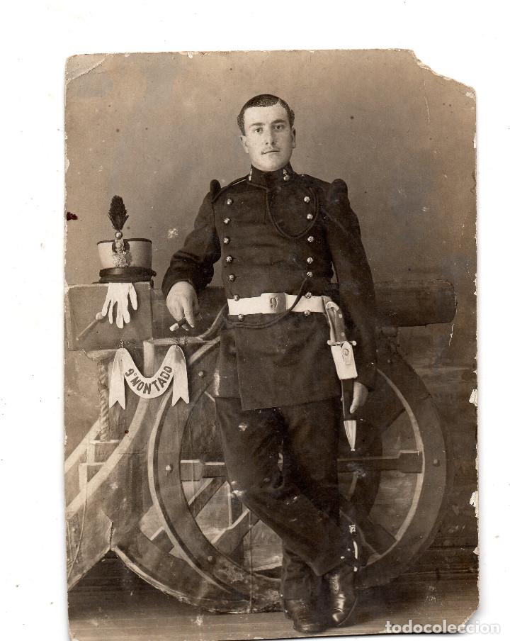 Militaria: 9&ordm; Montado ,Fotografia Militar-Barcelona