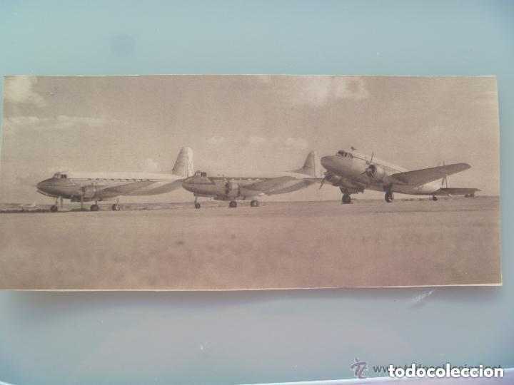 Militaria: FOTO DE TRES AVIONES DE C.A.S.A. : 207 AZOR, HALCON Y ALCOTAN .... 7,5 X 18 CM