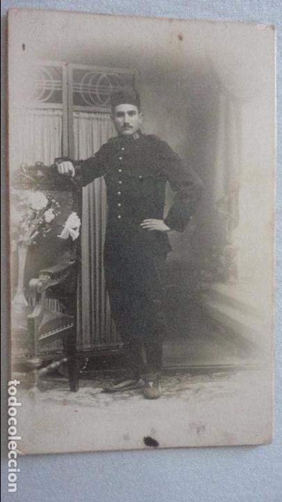 Militaria: ANTIGUA FOTOGRAFIA DE MILITAR.FOTO CHINCHILLA.TARRAGONA.