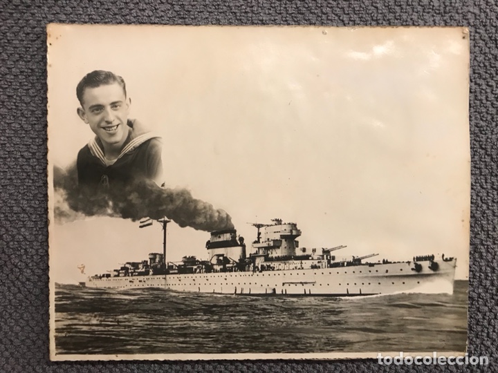 Militaria: Armada Naval Espa&ntilde;ola Fotograf&iacute;a . recuerdo (h.1940?)