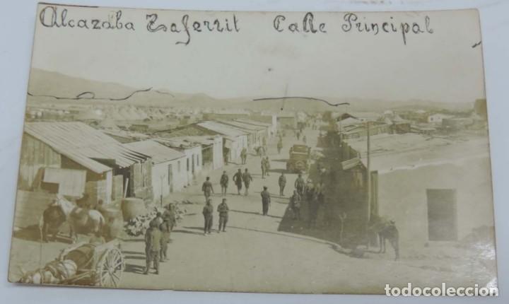 Militaria: FOTOGRAFIA DE LA ALCAZABA TAFERRIT, CALLE PRINCIPAL FECHADA EN 1926, GUERRA DEL RIF MARRUECOS, TAMA&Ntilde;