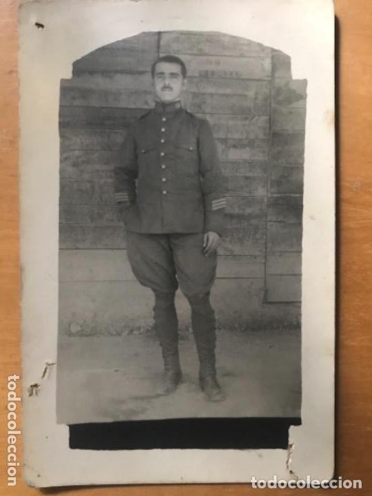Militaria: ANTIGUA FOTOGRAF&Iacute;A POSTAL MILITAR SOLDADO &Eacute;POCA ALFONSO XIII