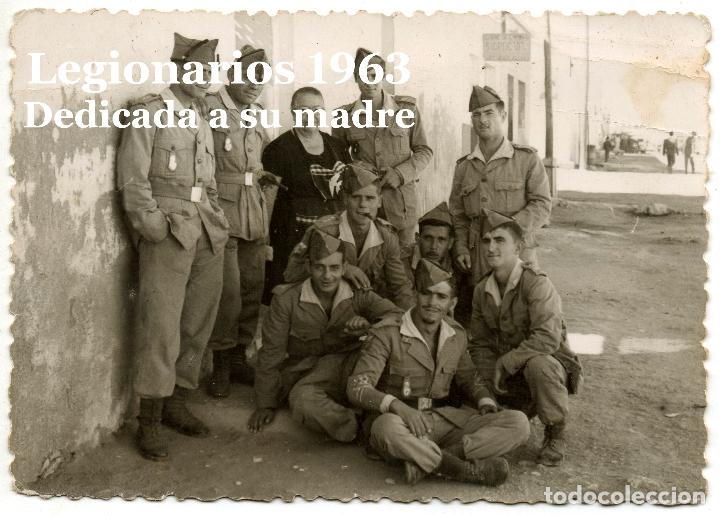 Militaria: LEGIONARIOS. DEDICADA Y FECHADA EN 1963. &Aacute;FRICA.