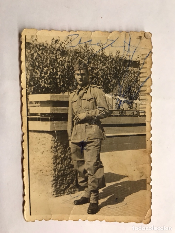 Militaria: SOLDADO DE CABALLER&Iacute;A?? fotograf&iacute;a antigua (h.1940?)