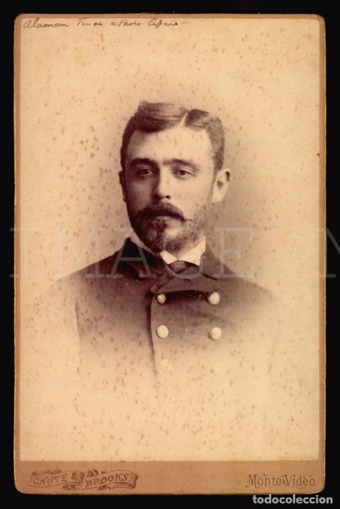 Militaria: Francisco Alaman Teniente Medico Marina espa&ntilde;ola 1889 foto original Sta Isabel Historia Naval