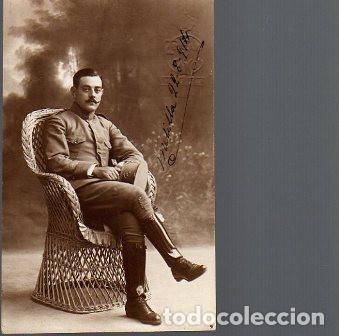 Militaria: Foto militar 1914. Truchaud y Cano, Meliila. Tarjeta postal escrita.