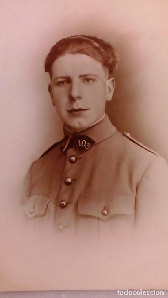 Militaria: SOLDADO FRANC&Eacute;S DE LOS A&Ntilde;OS 20/30 CON DEDICATORIA
