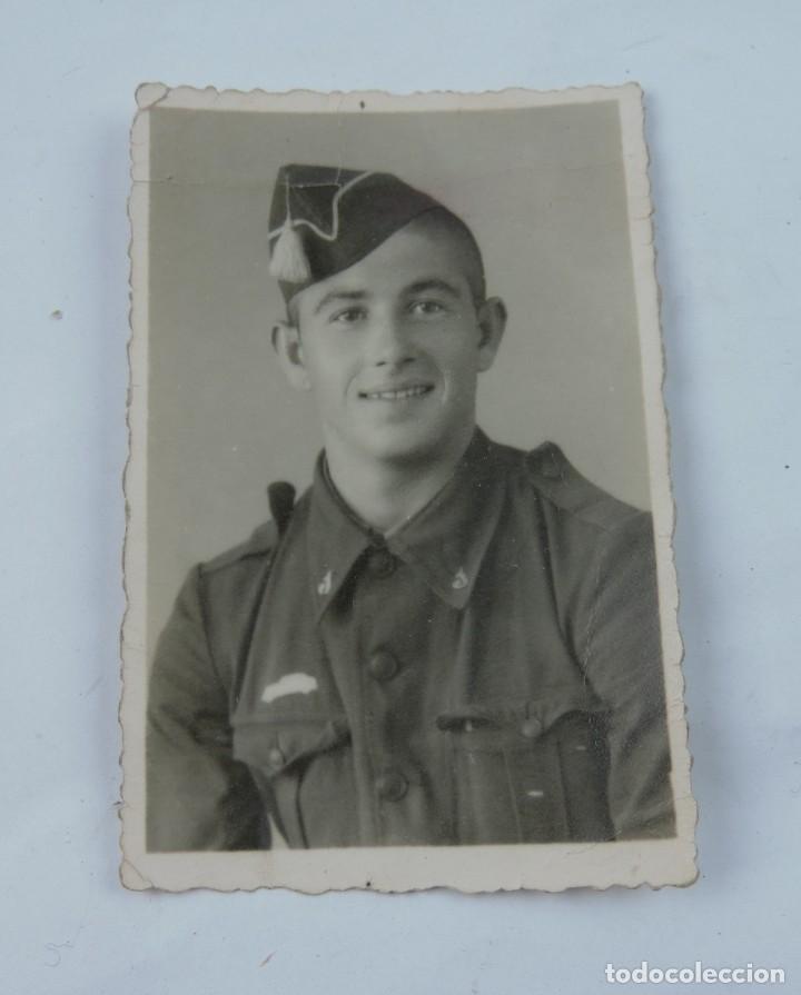 Militaria: FOTOGRAFIA DE SOLDADO DEL REGIMIENTO DE AUTOMOVILISMO, NUM.1, MIDE 8,3 X 5,5 CMS.