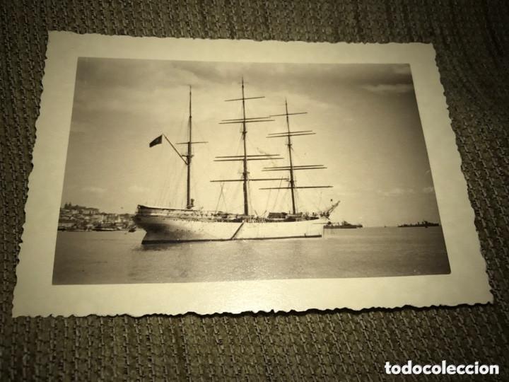 Militaria: ANTIGUA FOTOGRAF&Iacute;A BUQUE ESCUELA MARINA PORTUGUESA INFANTA SAGRES