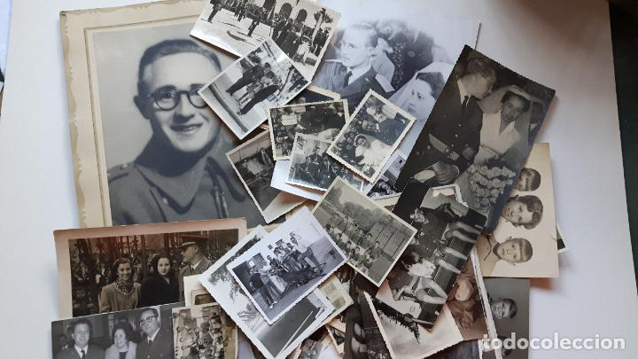 Militaria: Aviaci&oacute;n militar espa&ntilde;ola. Gran lote de fotos de un mismo militar. A&ntilde;os 50-70.