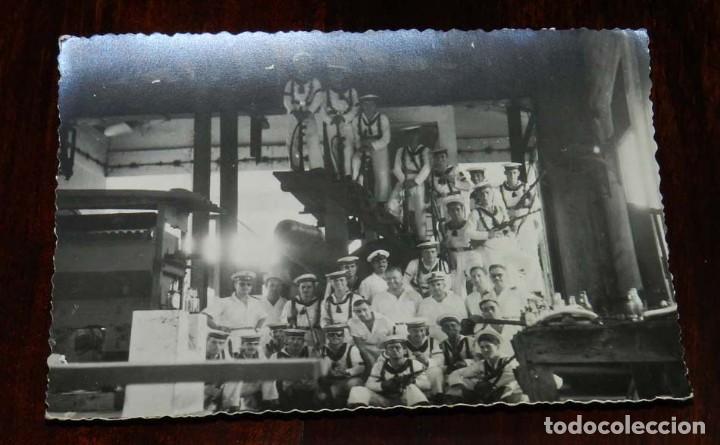 Militaria: FOTOGRAFIA DEL BARCO CA&Ntilde;ONERO CANOVAS DEL CASTILLO, ARMADA ESPA&Ntilde;OLA, A&Ntilde;OS 50. MIDE 10,5 X 7,5 CMS.