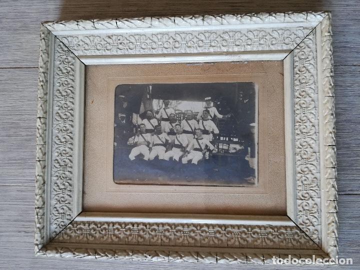 Military Antiques: FOTOGRAFIA FRANCESA - ESTRELLA DE 5 PUNTAS E INICIALES AC / CA - REPUBLIQUE FRANCAISE MILITAIRE