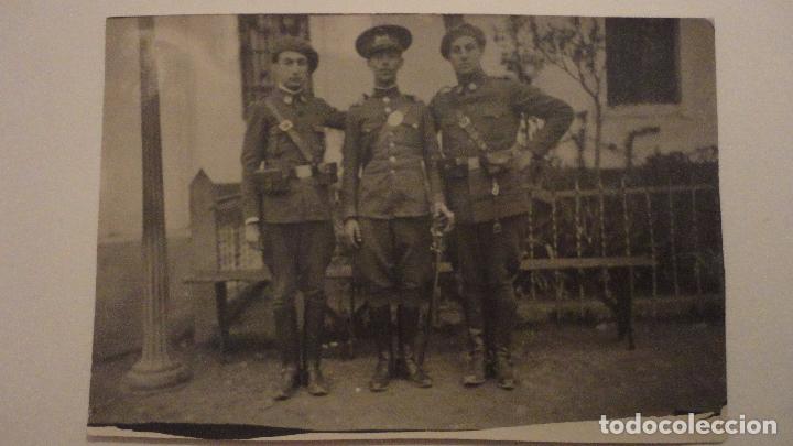 Militaria: ANTIGUA FOTOGRAFIA DE MILITARES 1928