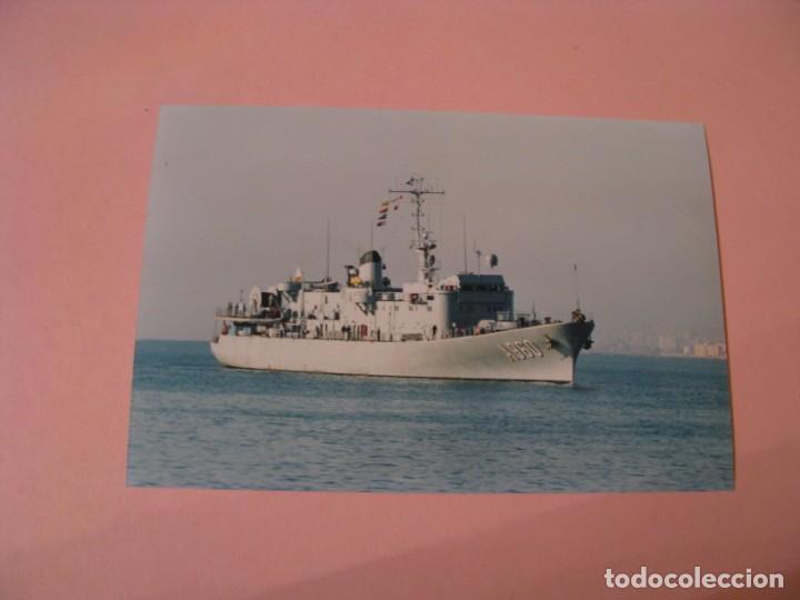 Militaria: FOTO DE BUQUE A960 GODETIA. ARMADA B&Eacute;LGICA.
