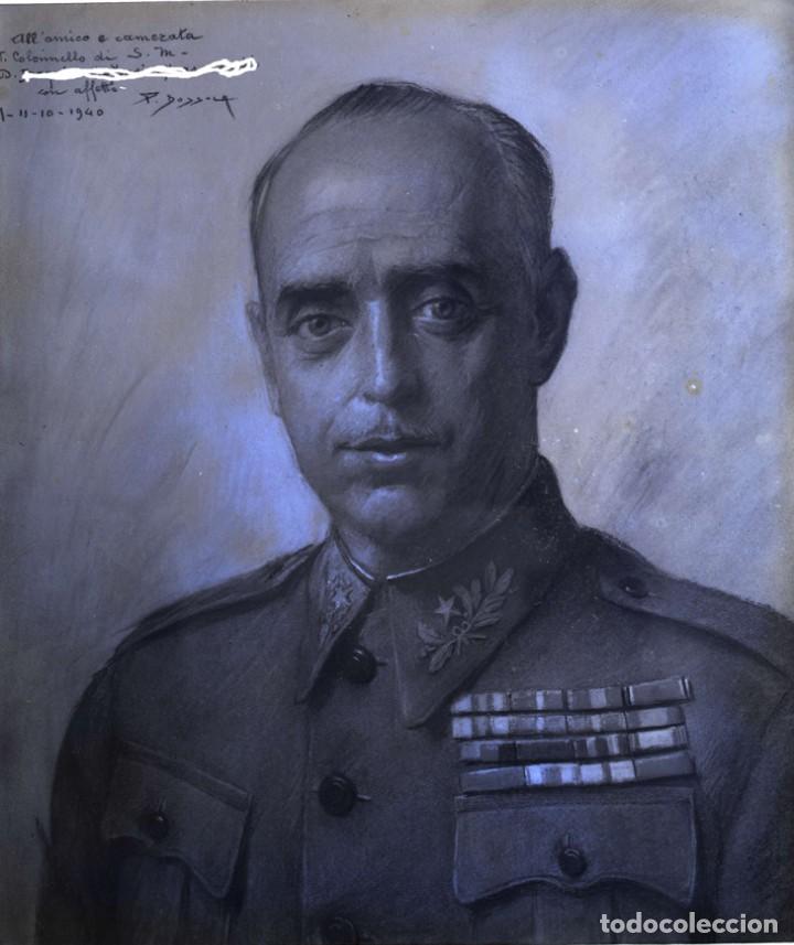 Militaria: ANTIGUA FOTOGRAFIA EN CRISTAL EN POSITIVO DE CUADRO DE OFICIAL ESPA&Ntilde;OL DEL ESTADO MAYOR, POSTERIORME