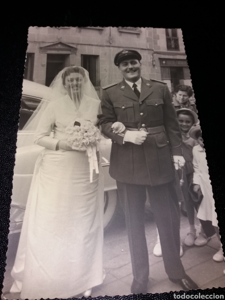 Militaria: foto de boda de militar ejercito del aire 1957 aviacion