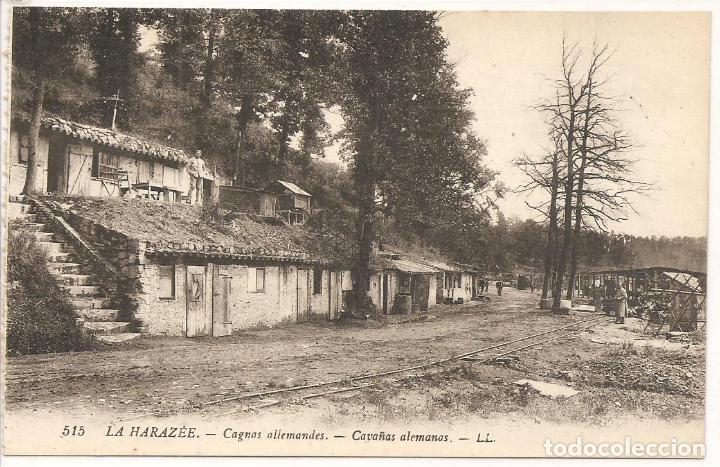 Militaria: POSTAL, LA HARAZEE-FRANCIA, CABA&Ntilde;AS ALEMANAS, SIN CIRCULAR