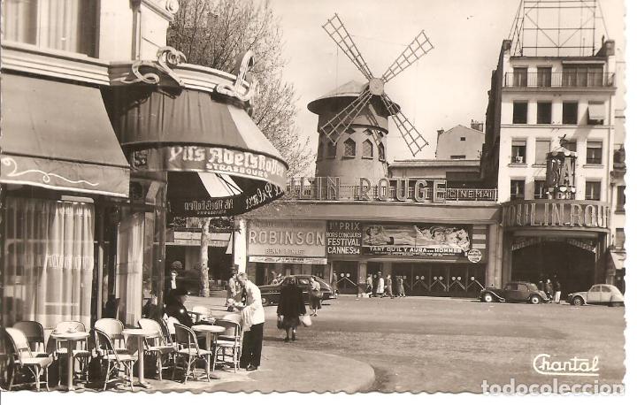 Militaria: POSTAL, PARIS, LE MOULIN ROUGE, CIRCULADA
