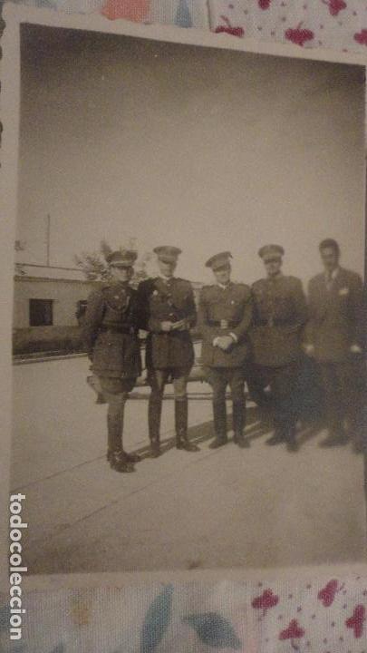 Militaria: ANTIGUA FOTOGRAFIA.GRUPO DE MILITARES.A&Ntilde;OS 40??