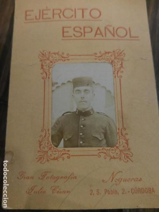 Militaria: FOTOGRAFIA POSTAL MILITAR ALFONSINO