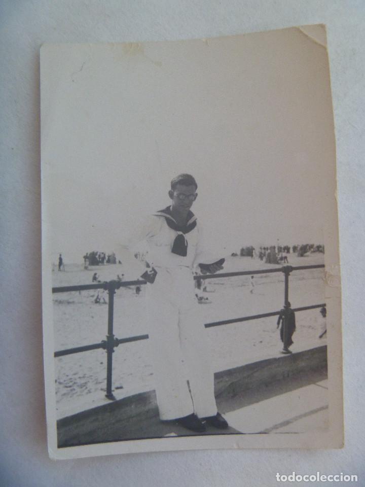 Militaria: MARINA DE GUERRA ESPA&Ntilde;OLA, ARMADA : FOTO DE UN MARINERO