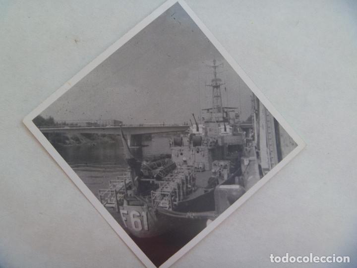 Militaria: FOTO DE UN BUQUE DE GUERRA MATRICULA F 61
