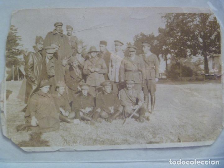 Militaria: GUERRA DE AFRICA: FOTO DE MILITARES POSANDO . OFICIALES VARIOS CUERPOS ( REGULARES, LEGION, ETC )