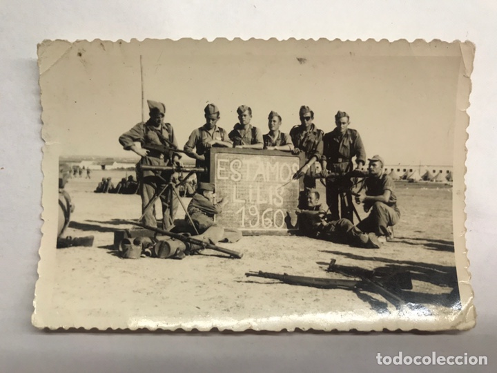 Militaria: MILITAR. Fotograf&iacute;a Original. CAMPOSOTO, Estamos LiLiS ......(h.1960?)