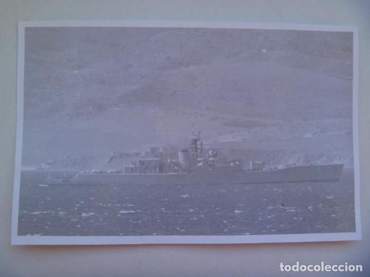 Militaria: FOTO DE BUQUE DE GUERRA EN ALTA MAR .......... 12 X 18 CM