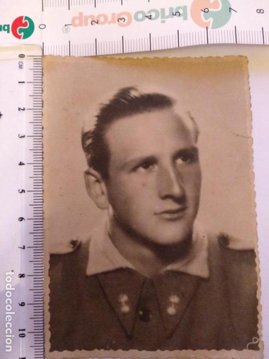 Militaria: Fotograf&iacute;a soldado de artiller&iacute;a