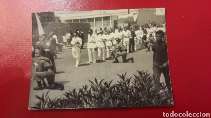 Militaria: Foto jura bandera Legion Africa