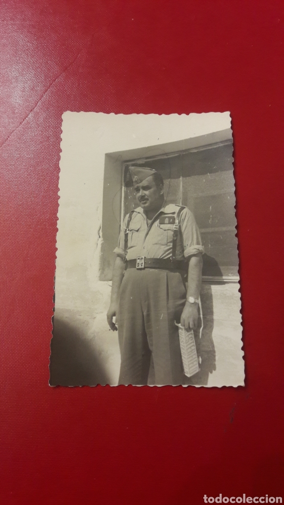 Militaria: Foto Legionario mando Africa