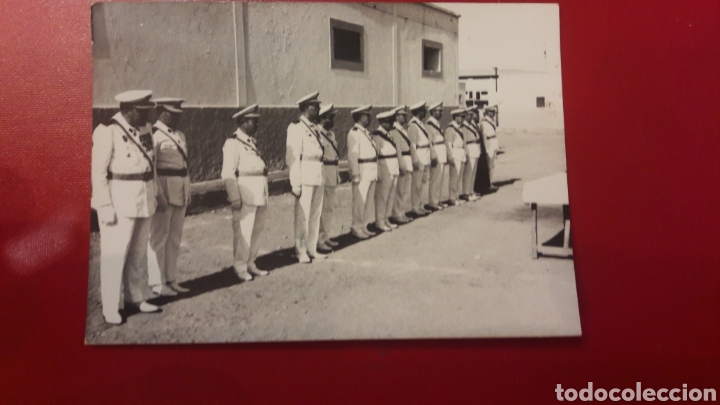 Militaria: Africa legi&oacute;n Foto Jura Bandera Legionarios 1959