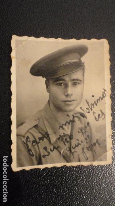 Military Antiques: ANTIGUA FOTOGRAFIA DE MILITAR.JOSE GARCIA? MALAGA 1939.POSGUERRA CIVIL
