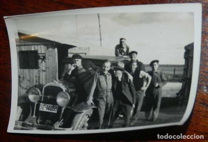 Military Antiques: ANTIGUA FOTOGRAFIA PLENA GUERRA CIVIL, MIEMBROS DE LA LEGION CONDOR, MIDE 8,5 X 6 CMS. EXCEPCIONAL