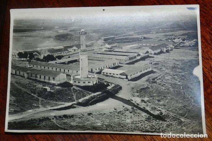 Military Antiques: ANTIGUA FOTOGRAFIA AEREA DE EL FARO DE LARACHE, PROTECTORADO ESPA&Ntilde;OL EN MARRUECOS, A&Ntilde;OS 30, MIDE  17