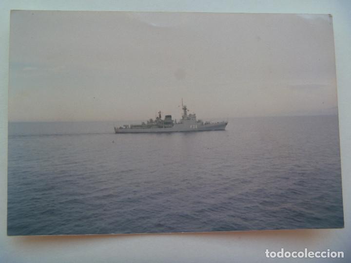 Military Antiques: FOTO DE BUQUE DE GUERRA EN ALTA MAR ,  MATRICULA F 36