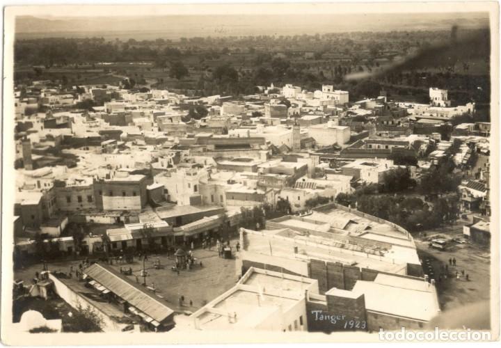 Military Antiques: FOTOGRAF&Iacute;A MILITAR A&Eacute;REA DE LA CIUDAD DE T&Aacute;NGER - A&Ntilde;O 1923