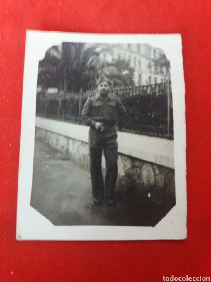 Militaria: Antigua foto militar