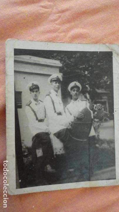 Military Antiques: ANTIGUA FOTOGRAFIA SOLDADOS DE MARINA A&Ntilde;OS 40?