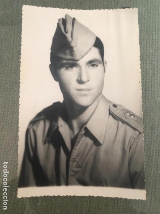 Militaria: ANTIGUA FOTOGRAF&Iacute;A MILITAR SOLDADO ARTILLER&Iacute;A A&Ntilde;OS 70