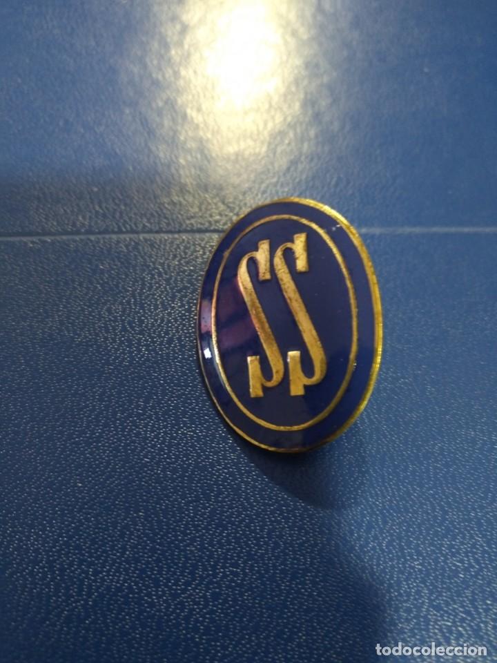Militaria: pin de la ss asuntos sociales original a&ntilde;os 40