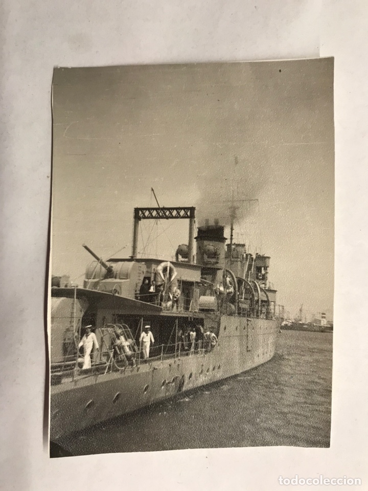 Militaria: MILITAR. Fotograf&iacute;a antigua. FRAGATA Espa&ntilde;ola...(h.1950?)