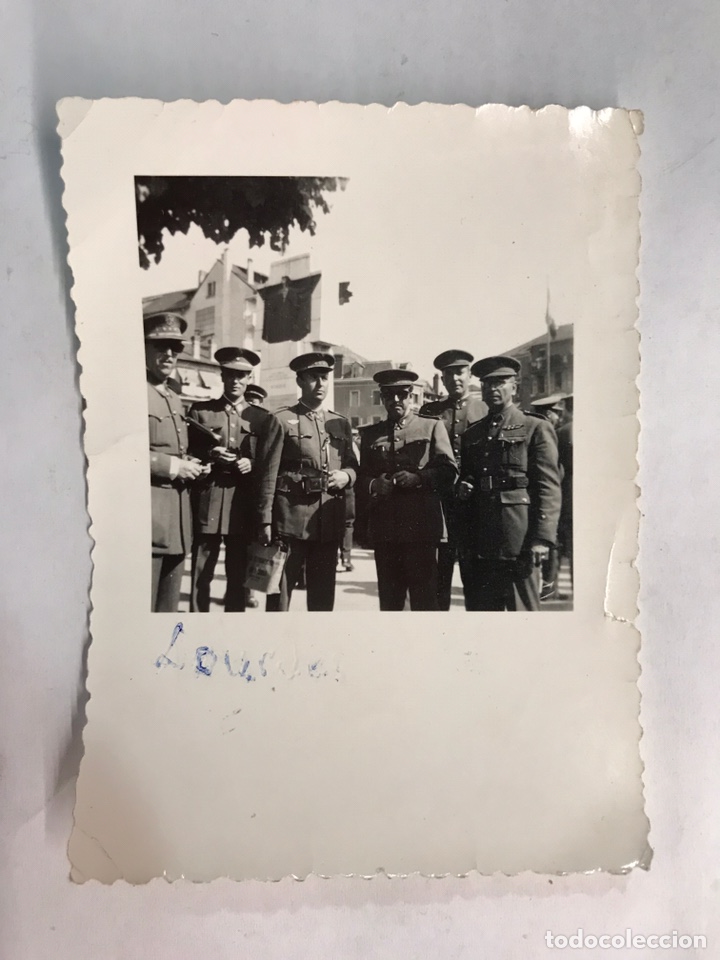 Militaria: MILITAR. Fotograf&iacute;a Original. Reuni&oacute;n de Militares de alta graduaci&oacute;n. (h.1950?)