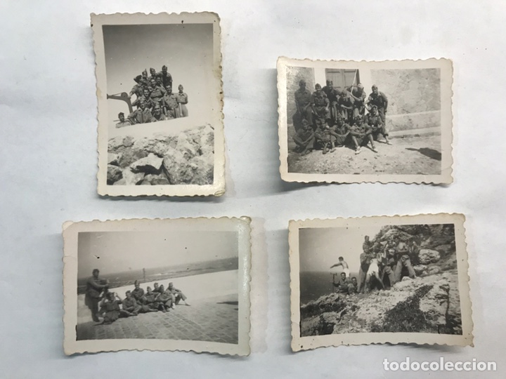 Militaria: MILITAR. Fotograf&iacute;as Originales (4) Soldados en tiempo de asueto ...(h.1950?)
